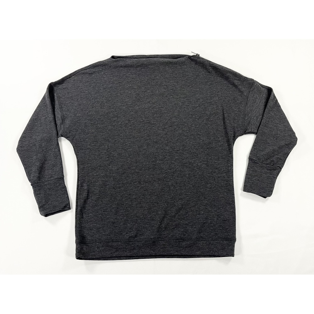 Maurices Shoulder Zip Lightweight Soft Knit Sweater Gray‎ Pullover Top Womens XS